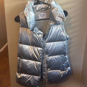 New Athleta metallic down puffer vest
